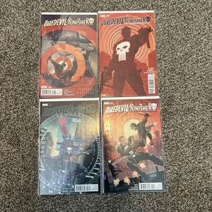 2016 Daredevil Punisher Comic Issues #1-4 Marvel Comics
